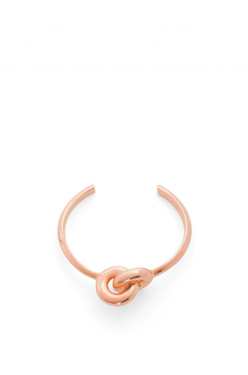 Silver Jewellery Loewe Donut link cuff in sterling silver Mujer Rosas Doradas | 793GLYWHX