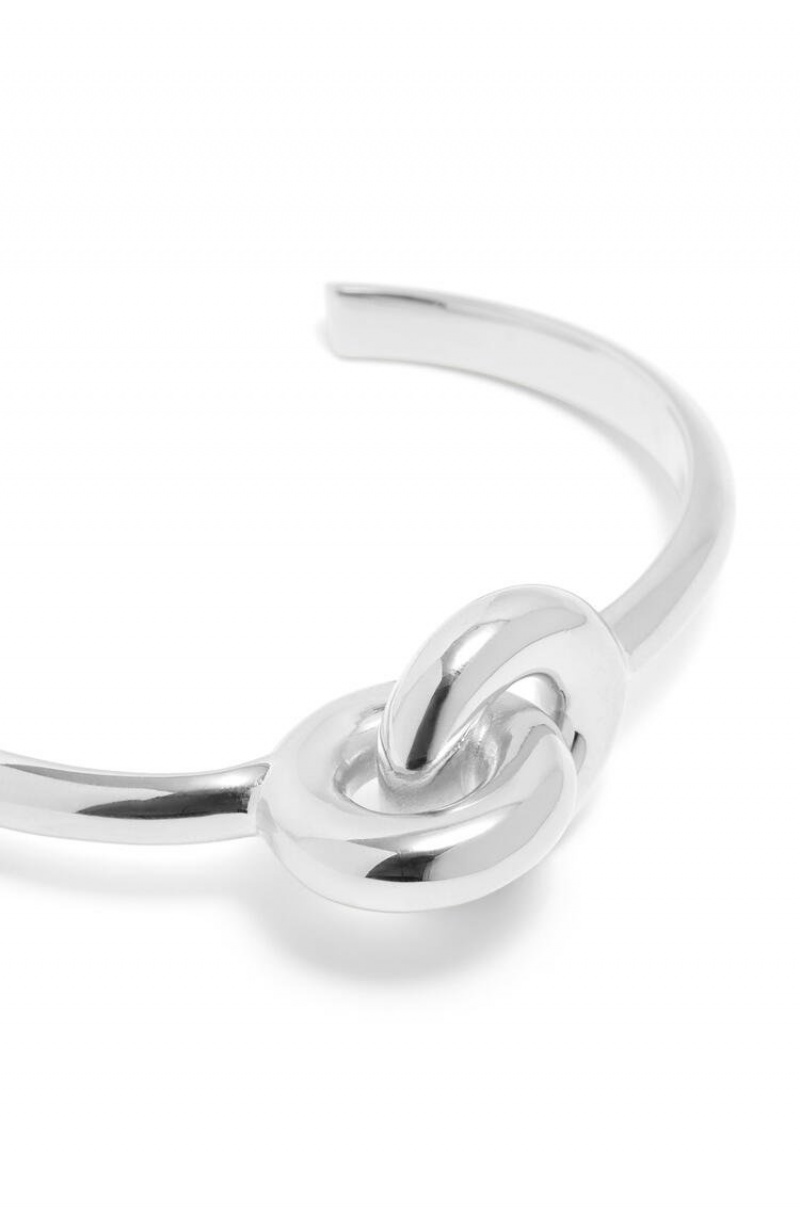 Silver Jewellery Loewe Donut link cuff in sterling silver Mujer Plateadas | 486IVPYZT