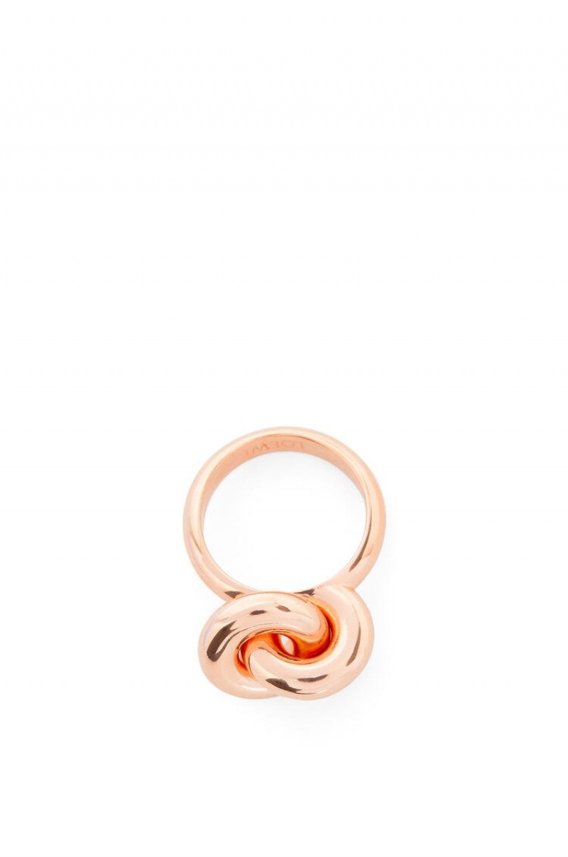 Silver Jewellery Loewe Donut link ring in sterling silver Mujer Rosas Doradas | 520PJQUYS