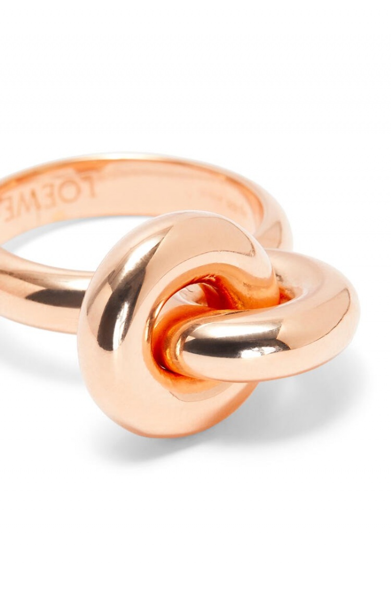 Silver Jewellery Loewe Donut link ring in sterling silver Mujer Rosas Doradas | 520PJQUYS