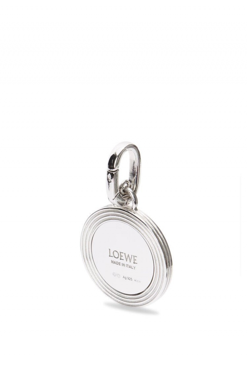 Silver Jewellery Loewe Medal charm in sterling silver Mujer Plateadas | 174QEMPVO