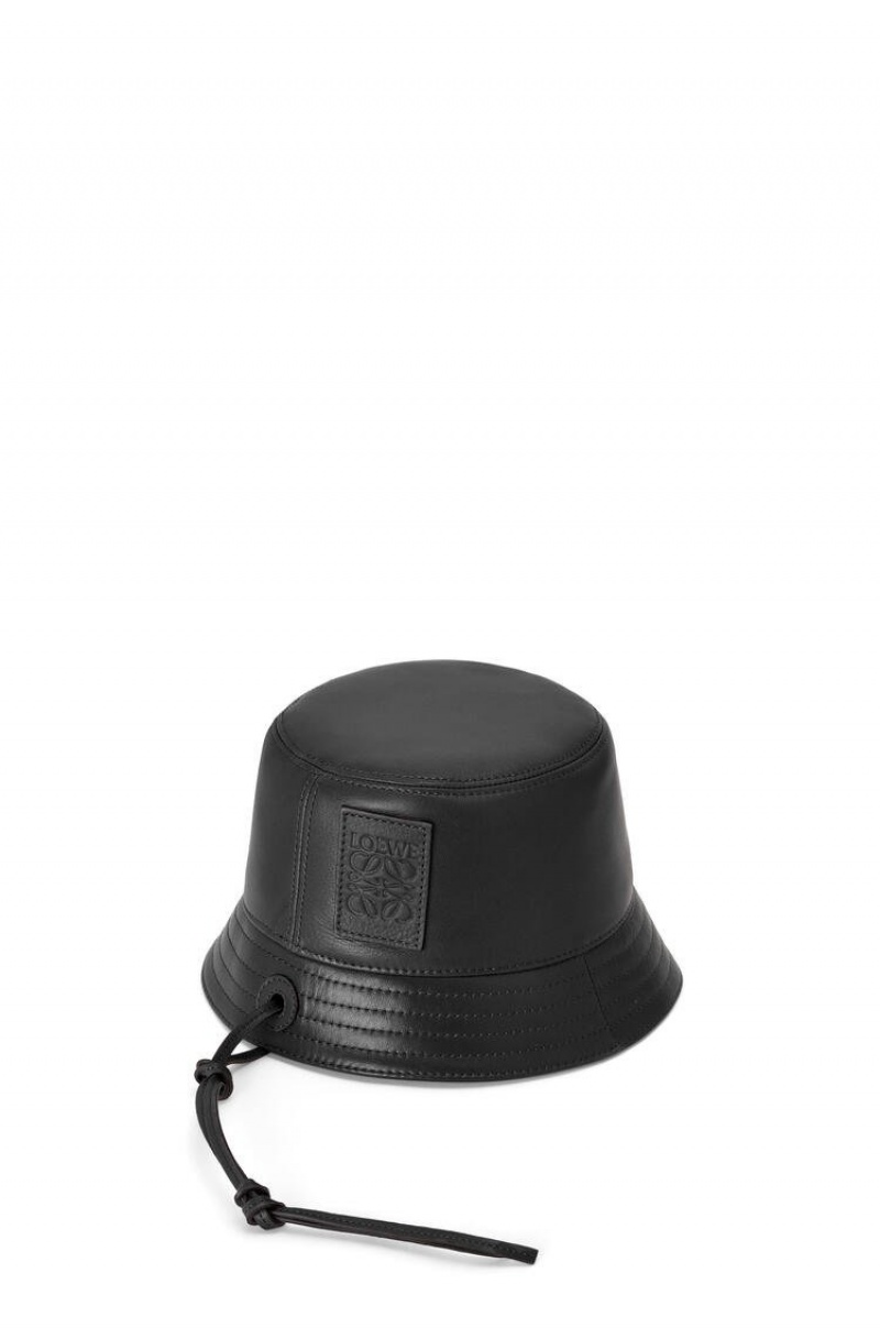 Sombreros Loewe Bucket hat in nappa clafskin Mujer Negras | 478CVGKOU