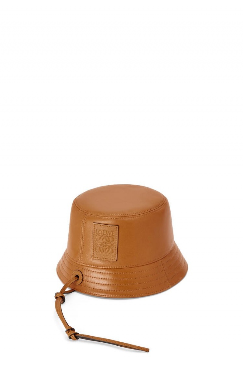 Sombreros Loewe Bucket hat in nappa clafskin Mujer Tan | 816TGYKEA