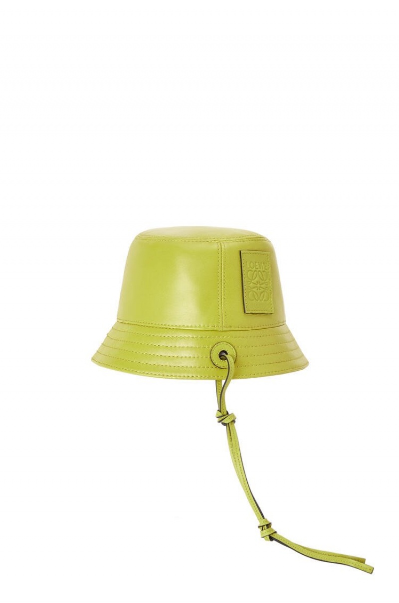 Sombreros Loewe Bucket hat in nappa clafskin Mujer Amarillo | 695EIVZJY