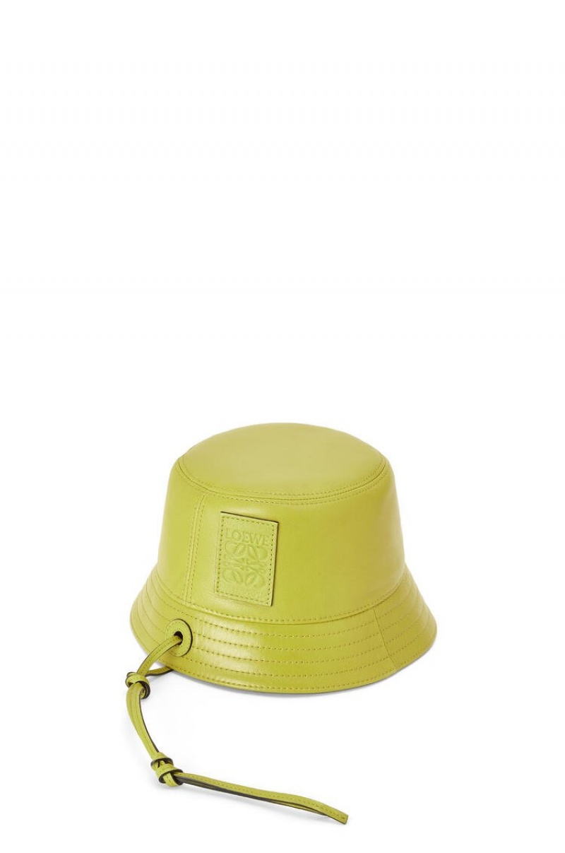 Sombreros Loewe Bucket hat in nappa clafskin Mujer Amarillo | 695EIVZJY