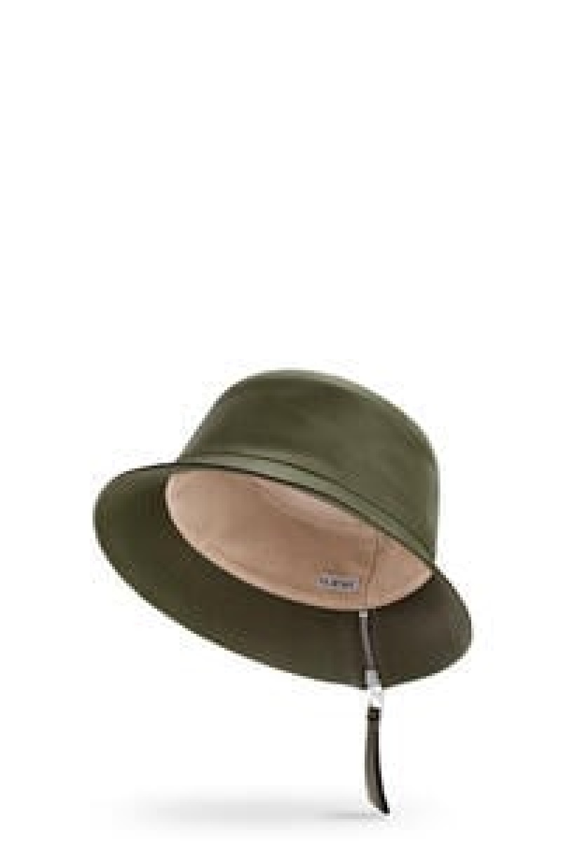 Sombreros Loewe Fisherman hat in nappa calfskin Mujer Negras | 937TAPKHD