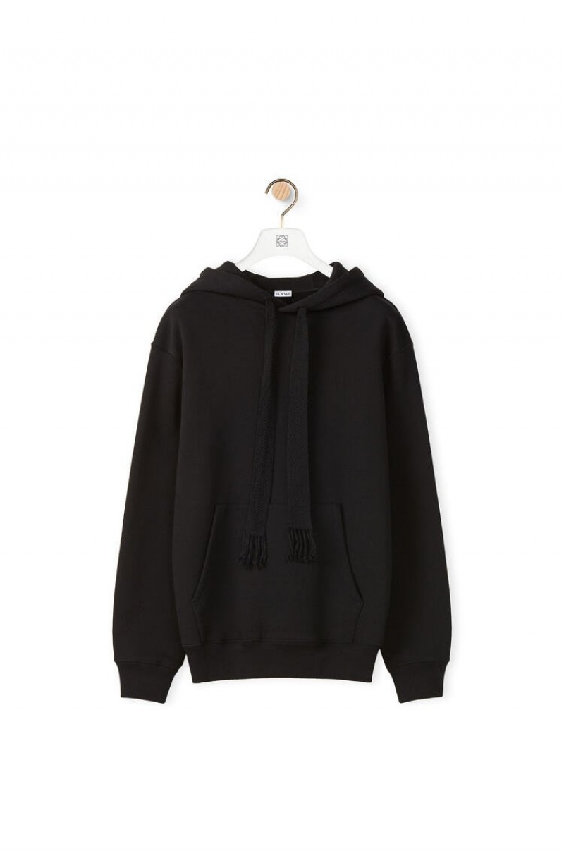 Sudaderas Loewe LOEWE neon hoodie in cotton Hombre Negras | 824PNCOSA