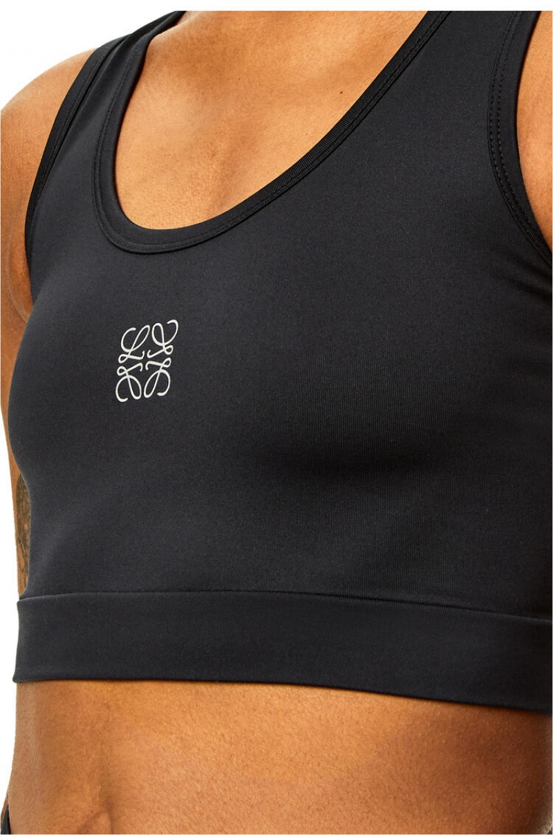 Tops Loewe Bra top in polyamide Mujer Negras | 052VZTFLN