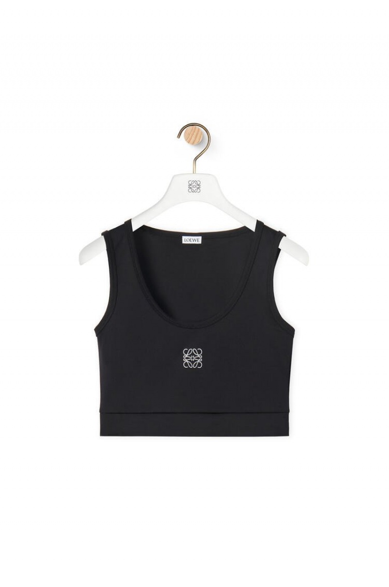 Tops Loewe Bra top in polyamide Mujer Negras | 052VZTFLN