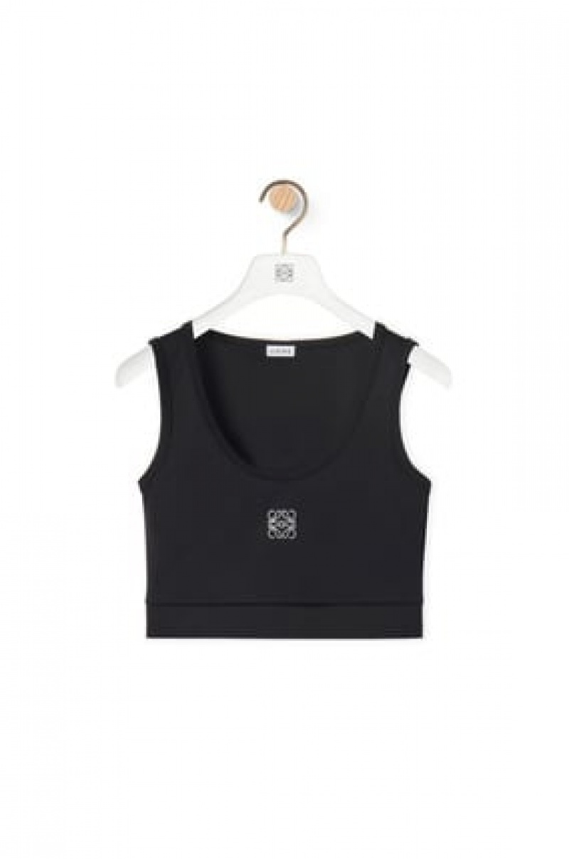 Tops Loewe Bra top in polyamide Mujer Negras | 052VZTFLN