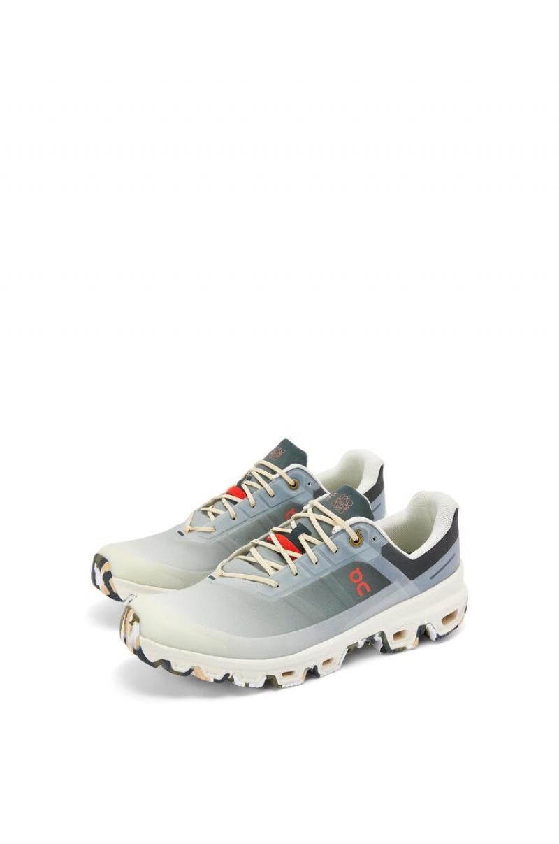 Zapatillas Loewe Cloudventure running shoe in nylon Hombre Kaki | 164WQIYAF